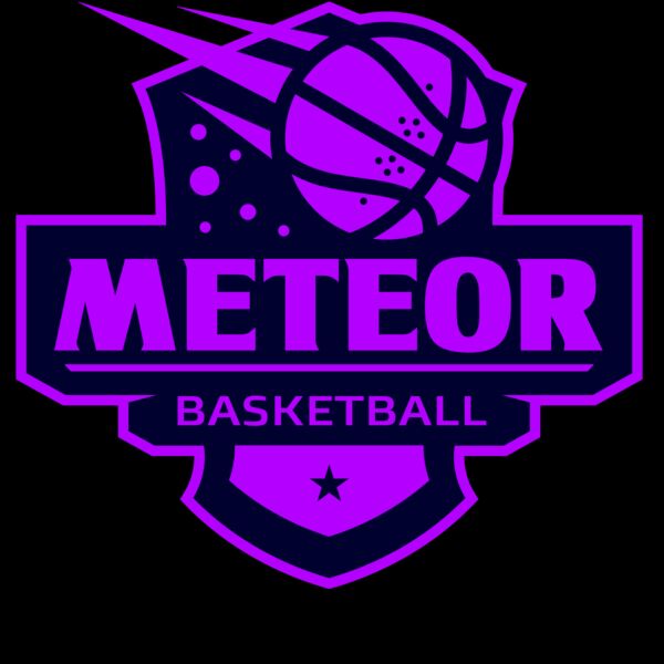 Meteor Basketball logo template Thumbnail