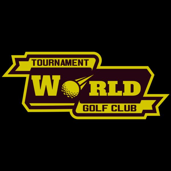 World Tournament Golf club logo template Thumbnail