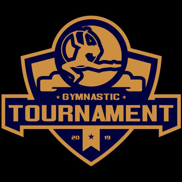 Gymnastic Tournament logo template 02 Thumbnail