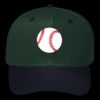 OTTO CAP 6 Panel Mid Profile Baseball Cap Thumbnail