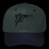 OTTO CAP 6 Panel Mid Profile Baseball Cap Thumbnail
