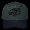 OTTO CAP 6 Panel Mid Profile Baseball Cap Thumbnail