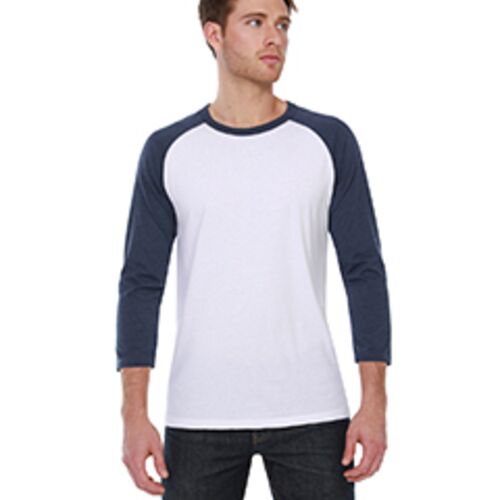 Men's CVC Three-Quarter Sleeve Raglan Thumbnail