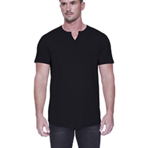 Men's Cotton/Modal Slit V-Neck Thumbnail