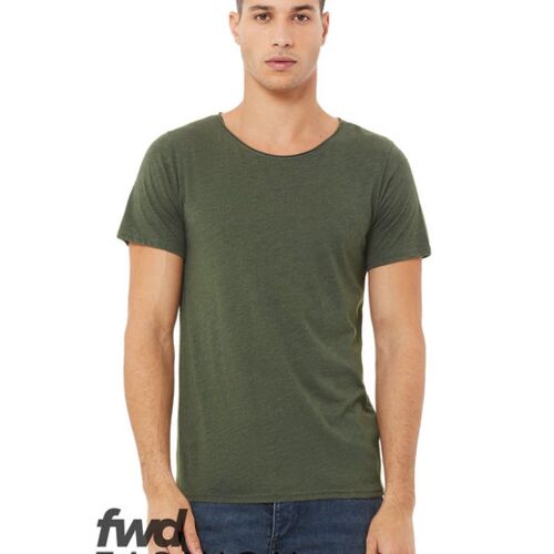 FWD Fashion Unisex Triblend Raw Neck T-Shirt Thumbnail