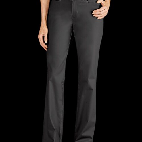 Ladies' Curvy Fit Straight Leg Flat Front Pant Thumbnail