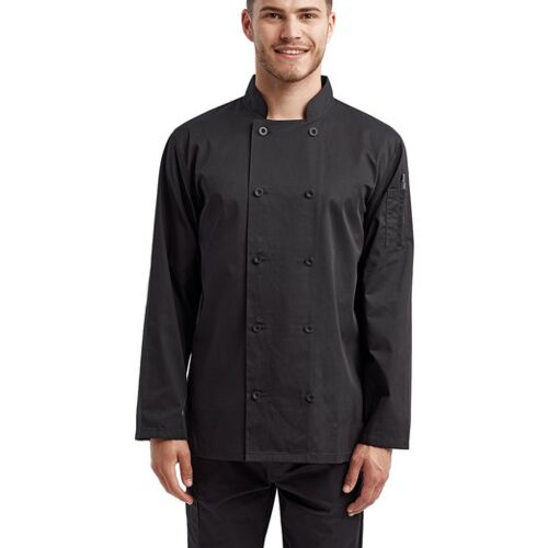 Unisex Long-Sleeve Recycled Chef's Coat Thumbnail