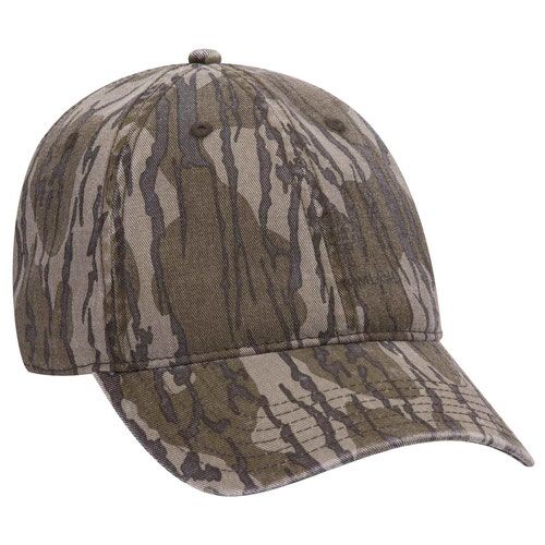 OTTO CAP Mossy Oak Camouflage 6 Panel Low Profile Dad Hat Thumbnail