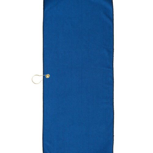 Large Microfiber Waffle Golf Towel Brass Grommet & Hook Thumbnail