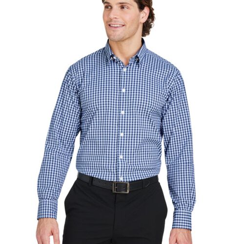 CrownLux Performance® Men's Gingham Shirt Thumbnail