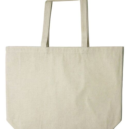 Jumbo Recycled Midweight Gusseted Canvas Tote Thumbnail