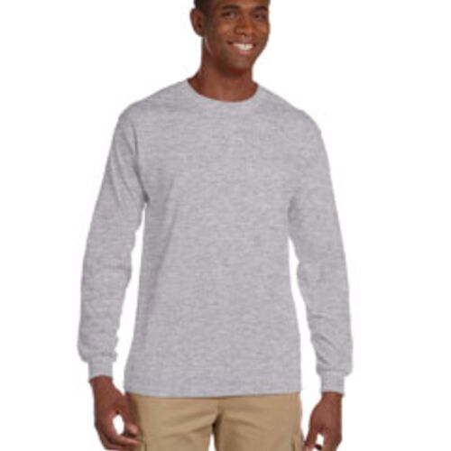 Adult Ultra Cotton® Long-Sleeve Pocket T-Shirt Thumbnail
