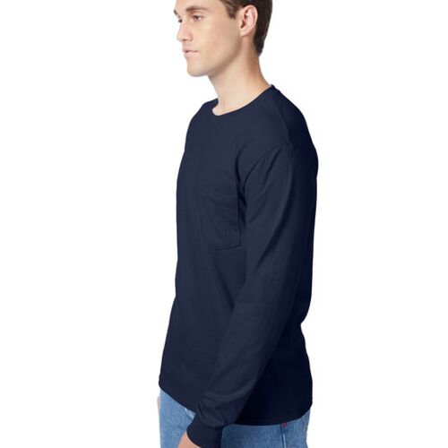Men's Authentic-T Long-Sleeve Pocket T-Shirt Thumbnail