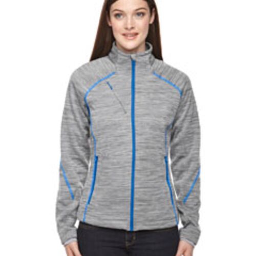 Ladies' Flux Mélange Bonded Fleece Jacket Thumbnail