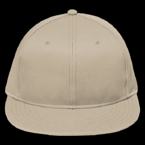 OTTO CAP "OTTO FLEX" 6 Panel Mid Profile Flat Visor Baseball Cap Thumbnail
