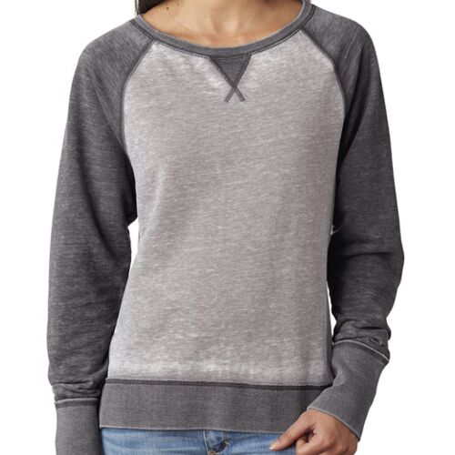 Ladies' Zen Contrast Crew Thumbnail