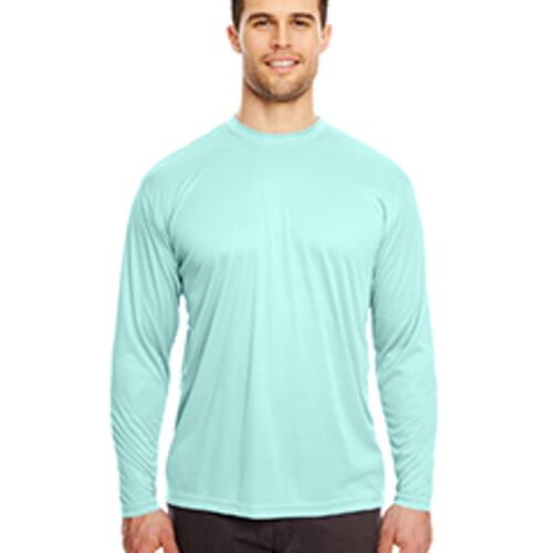 Adult Cool & Dry Sport Long-Sleeve Performance Interlock T-Shirt Thumbnail