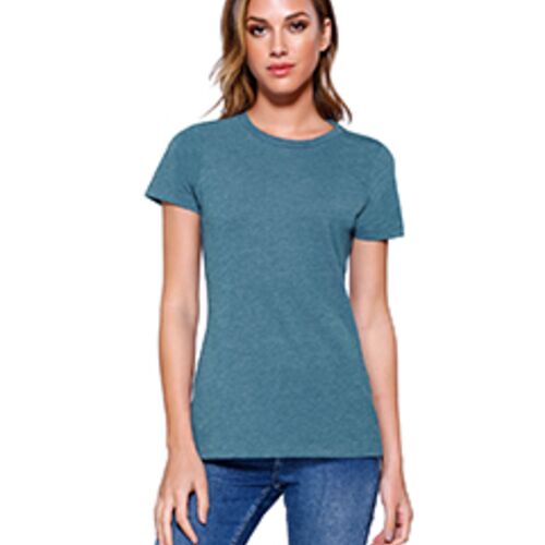 Ladies' CVC Crew Neck T-shirt Thumbnail