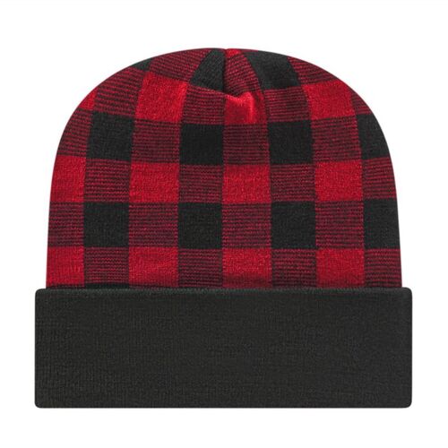 USA-Made Plaid Beanie Thumbnail