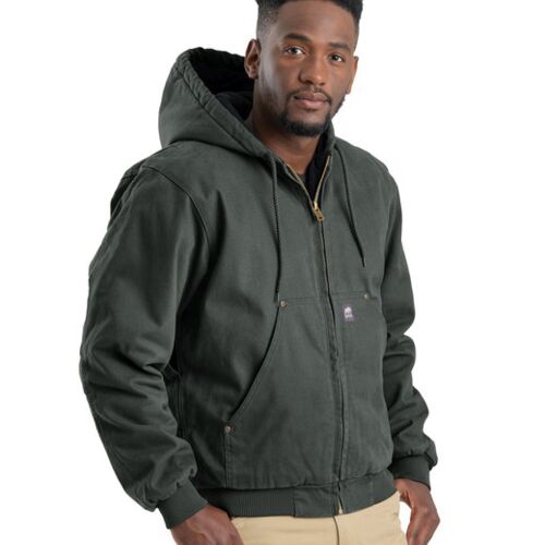 Men's Highland Washed Cotton Duck Hooded Jacket Thumbnail