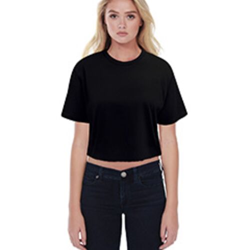 Ladies' Crop Boyfriend T-Shirt Thumbnail