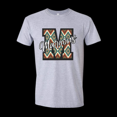 Blackwell Maroon Aztec TShirt Thumbnail