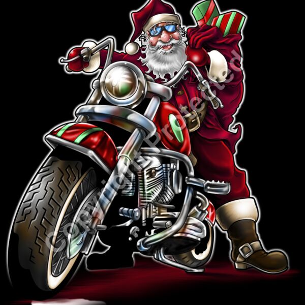Motorcycle Santa Thumbnail