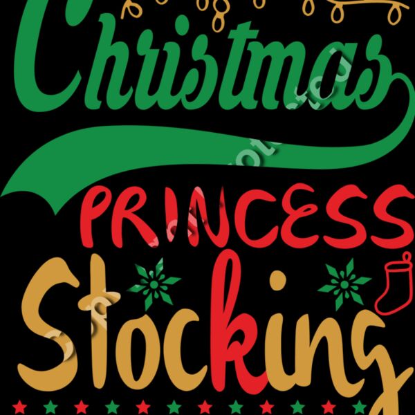 Christmas Princess Stocking Thumbnail