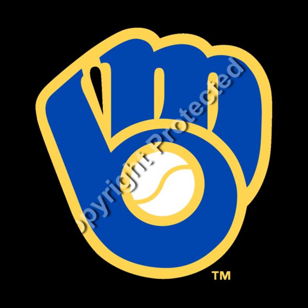 Milwaukee Brewers Logo Glove Thumbnail
