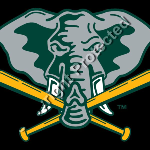 Oakland Athletics Logo Elephant Head Thumbnail