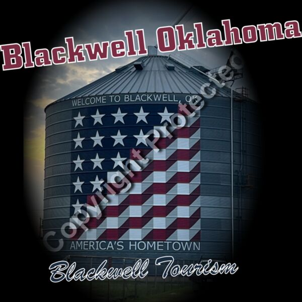 Blackwell Grain Elevator Flag Thumbnail
