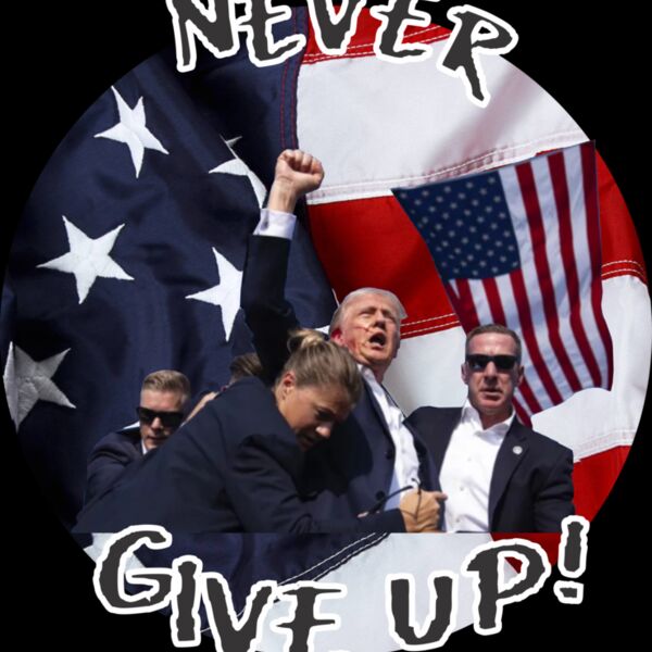 Trump Never give up Thumbnail