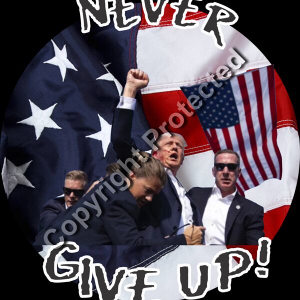Trump NEVER GIVE UP Thumbnail